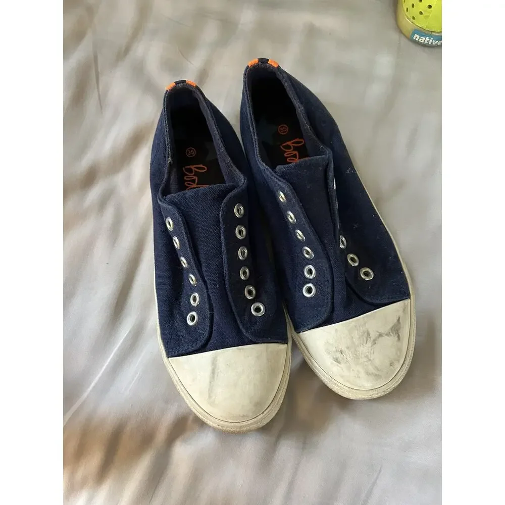 Mini Boden Blue Canvas Sneakers EU 35